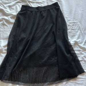 Alfani Mesh Long Skirt Size L